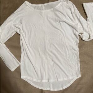 Lululemon White Long Sleeve